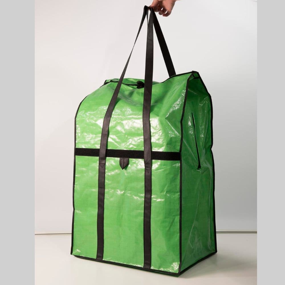 緑色の大型収納バッグ